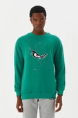 No Fear Erkek Sweatshirt Yeşil M500235 - 1
