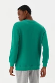 No Fear Erkek Sweatshirt Yeşil M500235 - 5