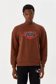 No Fear Erkek Sweatshirt Kahverengi M500242 - 1