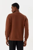 No Fear Erkek Sweatshirt Kahverengi M500242 - 7