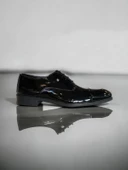 Tomıross-Pierro Erkek Klasik ve Damatlık Siyah Rugan Ayakkabı Pierro-1950 - 5