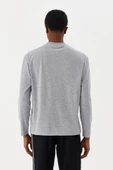 No Fear Erkek T-shirt Uzun Kollu Gri M500226 - 5