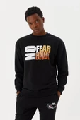 No Fear Erkek Sweatshirt Siyah M500260 - 3
