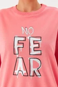 No Fear Kadın Sweatshirt Pembe 72500 - 2