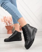 Albishoes Kadın Boğazlı Uzun Bilekli Sneaker Spor Ayakkabı Yarım Boğaz Kadın Bot&Bootie - 1