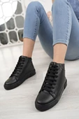 Albishoes Kadın Boğazlı Uzun Bilekli Sneaker Spor Ayakkabı Yarım Boğaz Kadın Bot&Bootie - 2