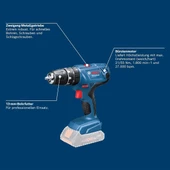 Bosch GSB 18V-21 Vidalama solo in Carton Box - 06019H1176 - 4