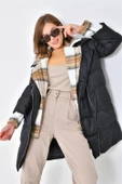 FTZ Women Kadın Şişme Kaban  Siyah RBN4042 - 4