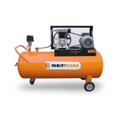 Setkom Pistonlu Kompresör 2 Hp 220 V100 Lt 8 Bar - SET 20/100 - 2M - 1