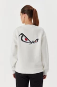 No Fear Kadın Sweatshirt Beyaz 72466 - 4
