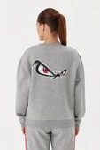 No Fear Kadın Sweatshirt Gri 72466 - 2