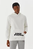 No Fear Erkek Sweatshirt Kapüşonlu Beyaz M500218 - 1