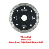 Spiral Avuç İçi Taşlama Makinesi Seti 115 mm Ahşap Mermer Beton Metal Tuğla Kesici İnox Flap Disk (6'Lı SET) - 7