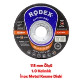 Spiral Avuç İçi Taşlama Makinesi Seti 115 mm Ahşap Mermer Beton Metal Tuğla Kesici İnox Flap Disk (6'Lı SET) - 5