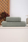 2 Parça Kadın / Erkek Banyo Duş Hamam Havlu Seti 90x150 Cm %100 Pamuklu - 3