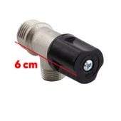 Metal Aç Kapa Vanalı Kumlamalı Taharet Musluğu Sağlam Ara Musluk Wc Klozet 0473 thumbnail 2