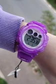 Daniel Klein DKISTE821 Lila Renk 6 Farklı Işıklı 5 Atm Çocuk Kol Saati thumbnail 3