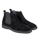 Anzer Siyah Hakiki Süet Deri Erkek Bot - 2