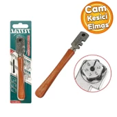 Cam Kesici Elması 130 mm Klasik Kesici THT561301 Elmas Cam Kesme Tekerleği Kiti - 1