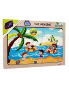 Playwood Ahşap Eğitici Puzzle Yaz Mevsimi ONY119 - 1