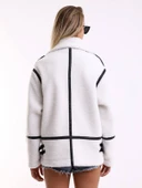 Mtn M2201 Kadın Oversize Tüylü Ceket - 5