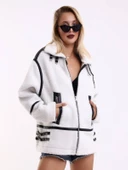 Mtn M2201 Kadın Oversize Tüylü Ceket - 2