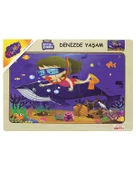 Playwood Ahşap Eğitici Puzzle Denizde Yaşam ONY190 - 1