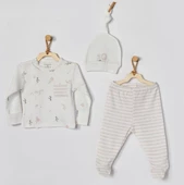 Andywawa Bej Erkek Bebek 3 Lü Takım thumbnail 1