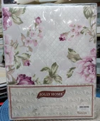 Jolly Home 4 Mevsim Çift Kişilik Kapitoneli Nevresim Takımı-Lina Mürdüm - 2