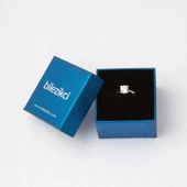 14 Ayar Beyaz Altın Tektaş Kadın Yüzük thumbnail 7