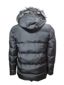 Zagmen Z01325 Erkek Kapüşonu Kürklü İçi Peluşlu Şişme Mont - 6