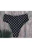 Siyah Beyaz Puantiyeli Bikini alt - 3
