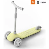 Xiaomi Mitu Işıklı Ayarlanabilir 3 Tekerlekli Scooter Sarı - 2