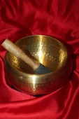 Pirinç Meditasyon Çanı Yoga Çanı Tibet Çanağı Singing Bowl 14 Cm thumbnail 8