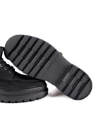 Aydos Siyah Hakiki Nubuk Deri Erkek Bot - 3