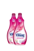 Viking Yumuşatıcı Soft Gül&Zambak 1400 ml 2 Adet - 1