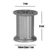 Mobilya Masa Puf Sehpa TV Ünitesi Ayağı Baza Ayak 8 cm thumbnail 12