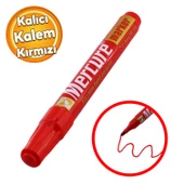 Kalıcı İşaretleyici Mercure Kırmızı Kalem Metal Plastik Cam Ahşap Yüzey Suya Dayanıklı Akrilik Uç - 1