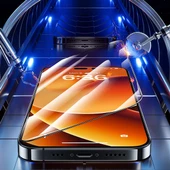 Vendas iPhone 15 Pro Uyumlu Warrior 0.33mm Oleofobik Hardness Air Tempered Cam Ekran Koruyucu 2 Adet - 7