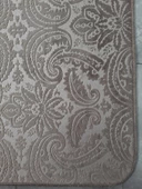 Bonny Home 3’lü Kapuçino UltraSoft Desenli Klozet Takımı Banyo Halısı Paspas Seti - 2