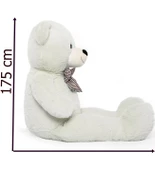 SOLE 175 cm Papyonlu DEV Boy Peluş Ayı - % 100 YERLİ - 4