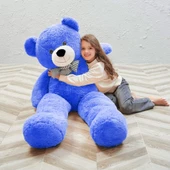 SOLE 175 cm Papyonlu DEV Boy Peluş Ayı - % 100 YERLİ - 1