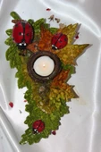 Uğurböceği Yaprak Mumluk - 8
