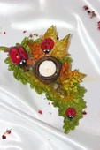 Uğurböceği Yaprak Mumluk - 7