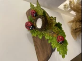 Uğurböceği Yaprak Mumluk - 10