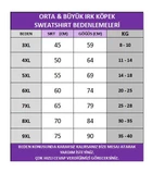 Bebek Mavisi Adidog Kapşonlu Sweatshirt Orta ve Büyük Irklar İçin - 5