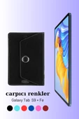Galaxy Tab S9 Plus Uyumlu Universal 12.4 inç Kılıf Pu Deri Standlı Tablet Kılıf thumbnail 11
