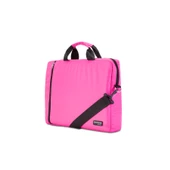 Classone WTX206 Wtxpro  Serisi 15.6 Inch Uyumlu Su Geçirmez Kumaş  Notebook Sırt Çantası Pembe - 4