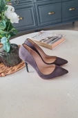 001 200 Topukla Kadın 10 cm Topuklu Klasik Sivri Burun Stiletto - 3