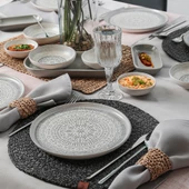 Keramika Keraart Stone Kahvaltı Takımı 18 Parça 6 Kişilik 21426-27 - 4